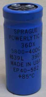 sprague Industrial Electrolytic Capacitors 