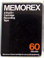 8 Track blank Tape Recording Cartridge - Memorex