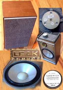 Leak Sanwhich Loudspeakers - Vintage Studio Monitors